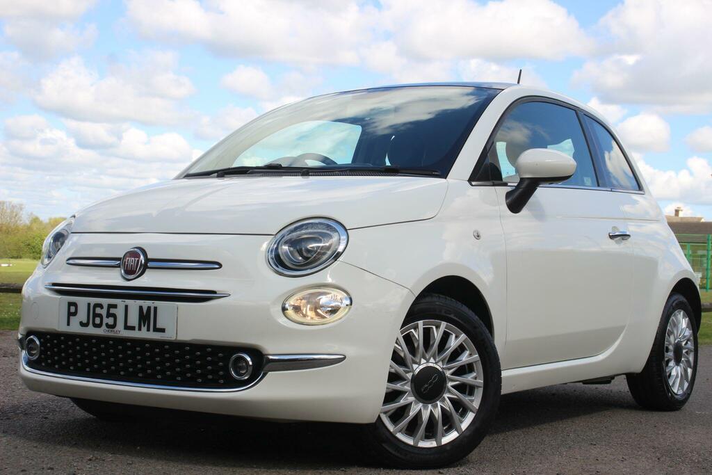 Fiat 500 1.2 Lounge Euro 6 Ss PJ65LML White #3
