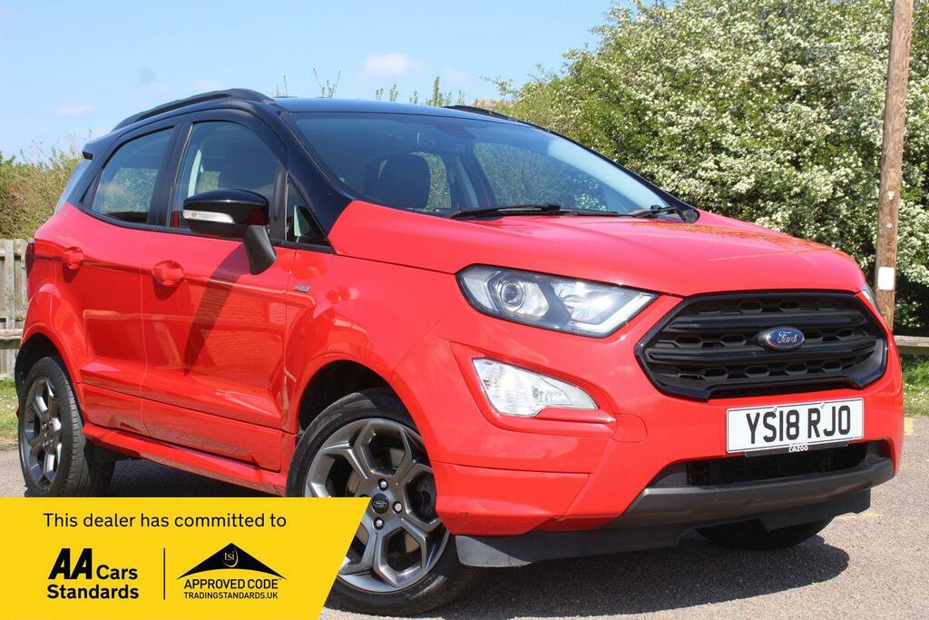 Ford Ecosport 1.0T Ecoboost St-line Euro 6 Ss Red