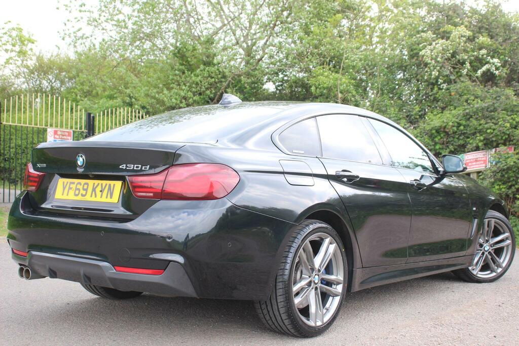 BMW 4 Series Gran Coupe 3.0 430D M Sport Xdrive Euro 6 Ss YF69KYN Black #4