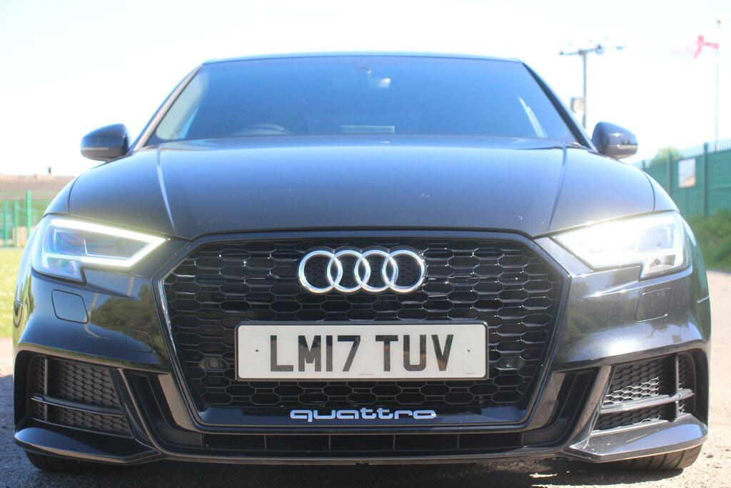 Audi A3 2.0 Tfsi Black Edition S Tronic Quattro Euro 6 S LM17TUV Black #2