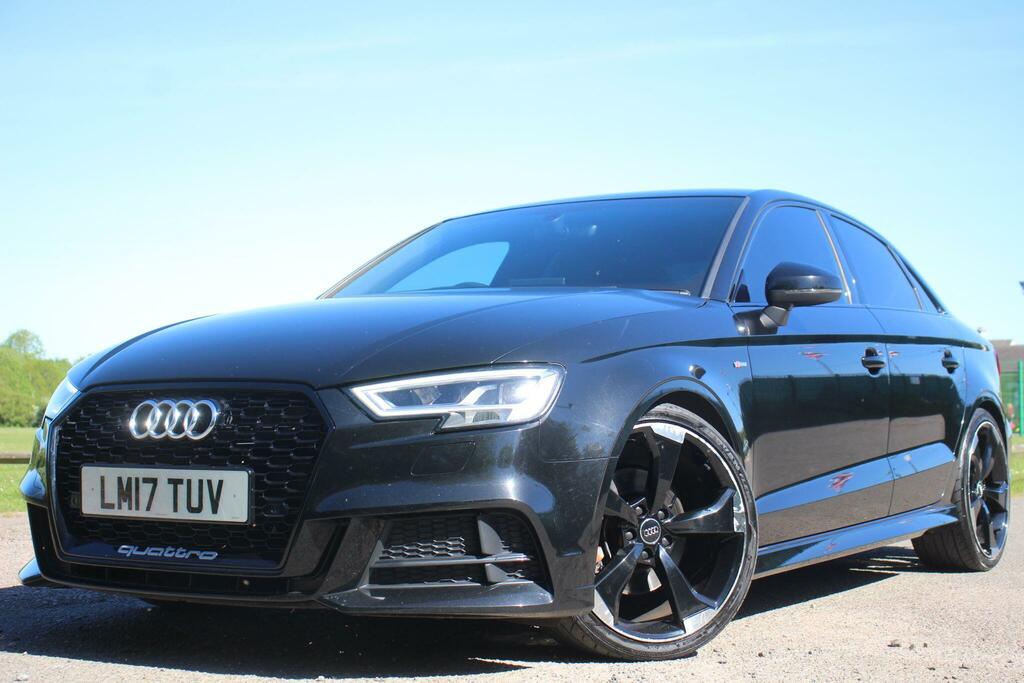Audi A3 2.0 Tfsi Black Edition S Tronic Quattro Euro 6 S LM17TUV Black #3