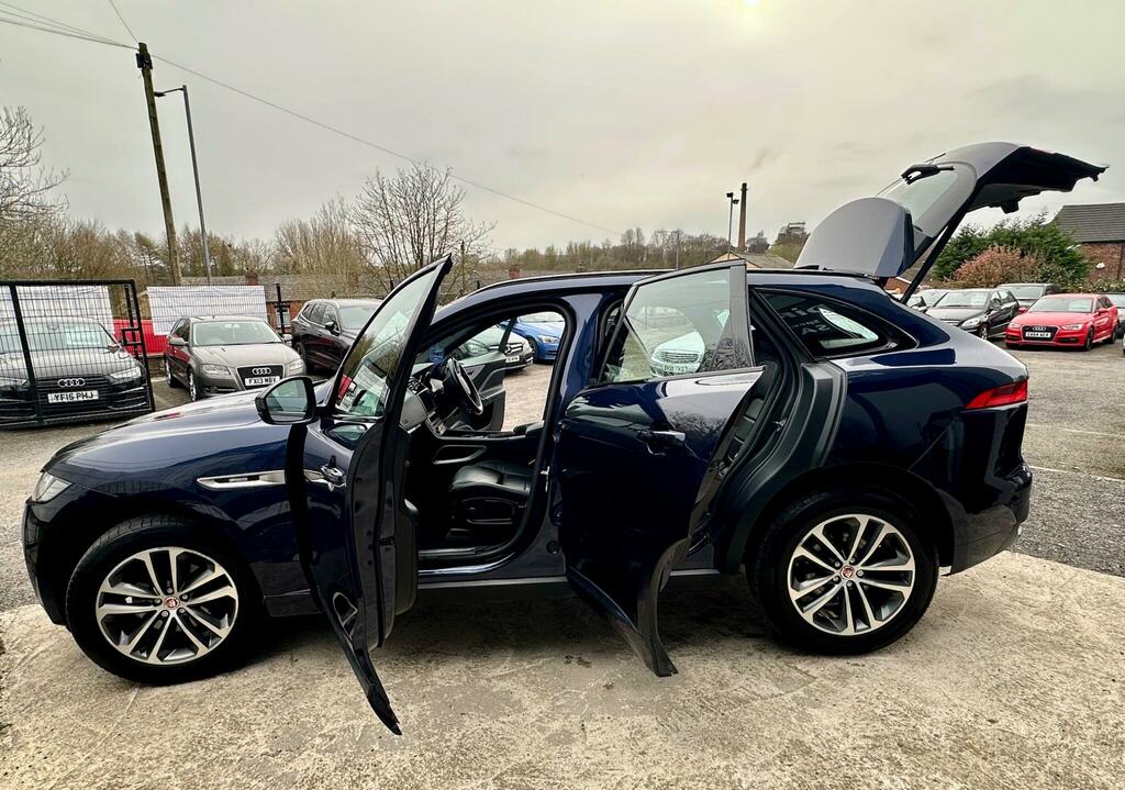 Jaguar F-Pace 2.0 D180 R-sport Awd Euro 6 Ss Blue #4