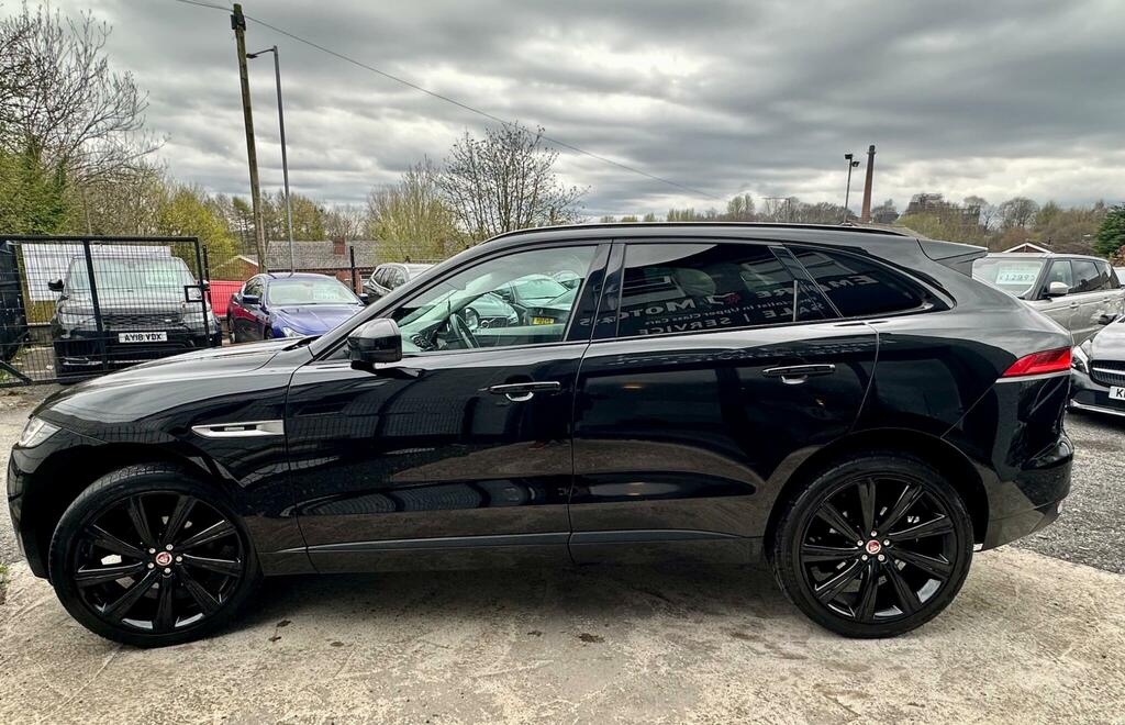 Jaguar F-Pace 2.0 P250i R-sport Awd Euro 6 Ss Black #4