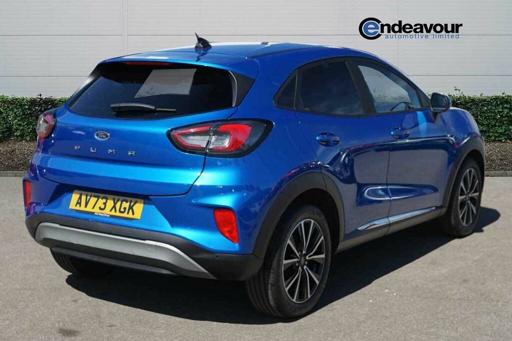 Ford Puma 1.0 Ecoboost Hybrid Mhev Titanium AV73XGK Blue #4