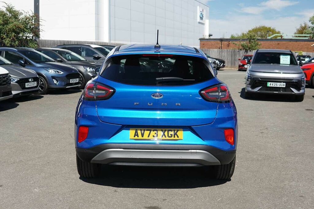 Ford Puma 1.0 Ecoboost Hybrid Mhev Titanium AV73XGK Blue #5