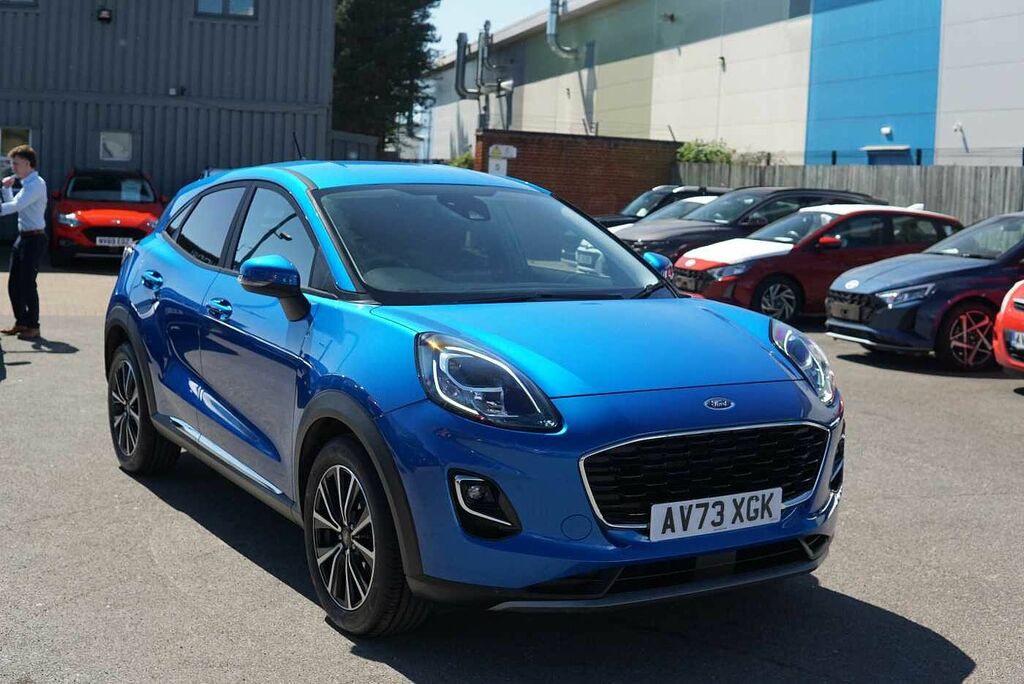 Ford Puma 1.0 Ecoboost Hybrid Mhev Titanium AV73XGK Blue #2