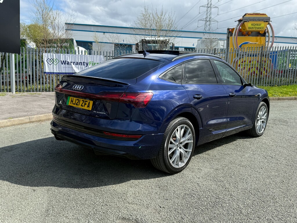 Audi E-tron 55 Launch Edition Sportback Quat HJ21ZFA Blue #3