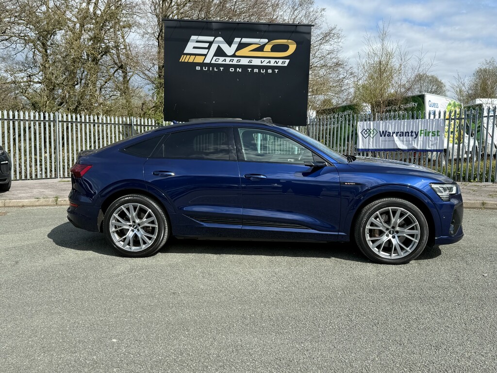 Audi E-tron 55 Launch Edition Sportback Quat HJ21ZFA Blue #2