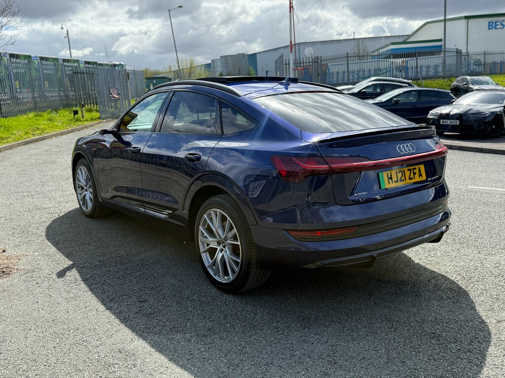 Audi E-tron 55 Launch Edition Sportback Quat HJ21ZFA Blue #5