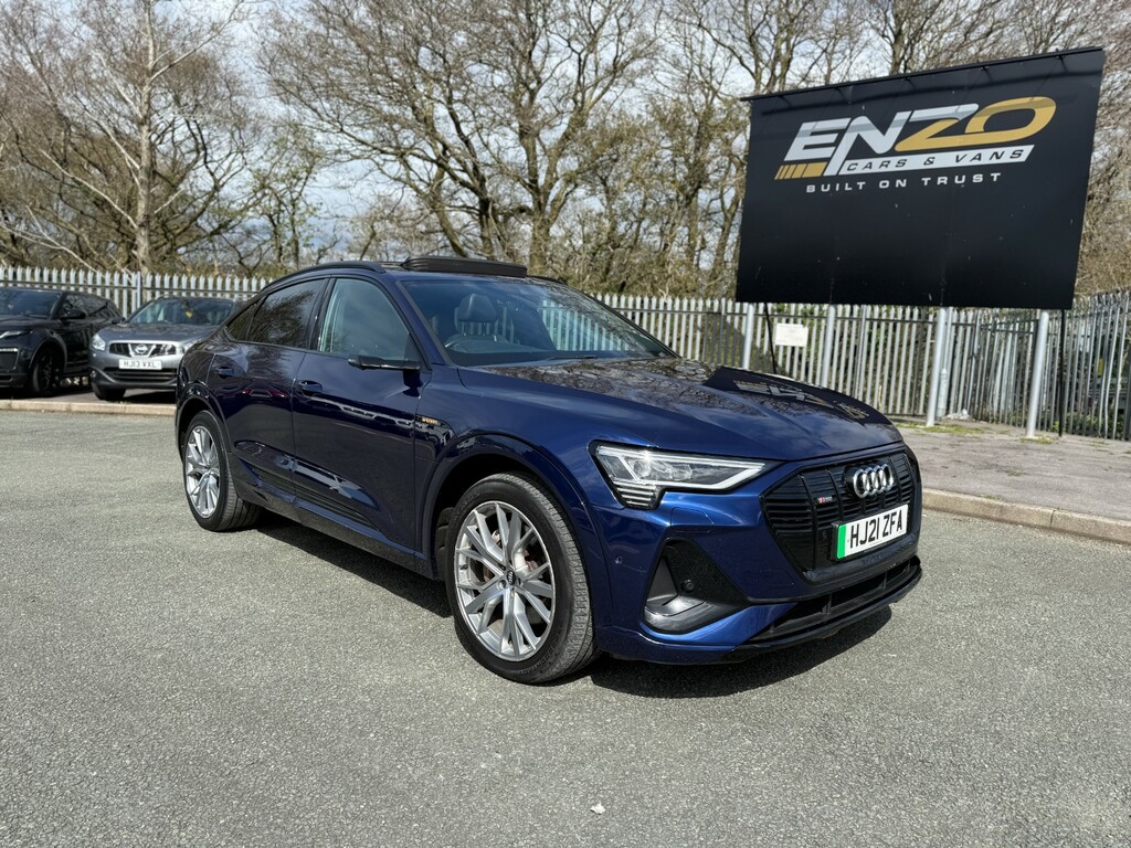 Audi E-tron 55 Launch Edition Sportback Quat Blue