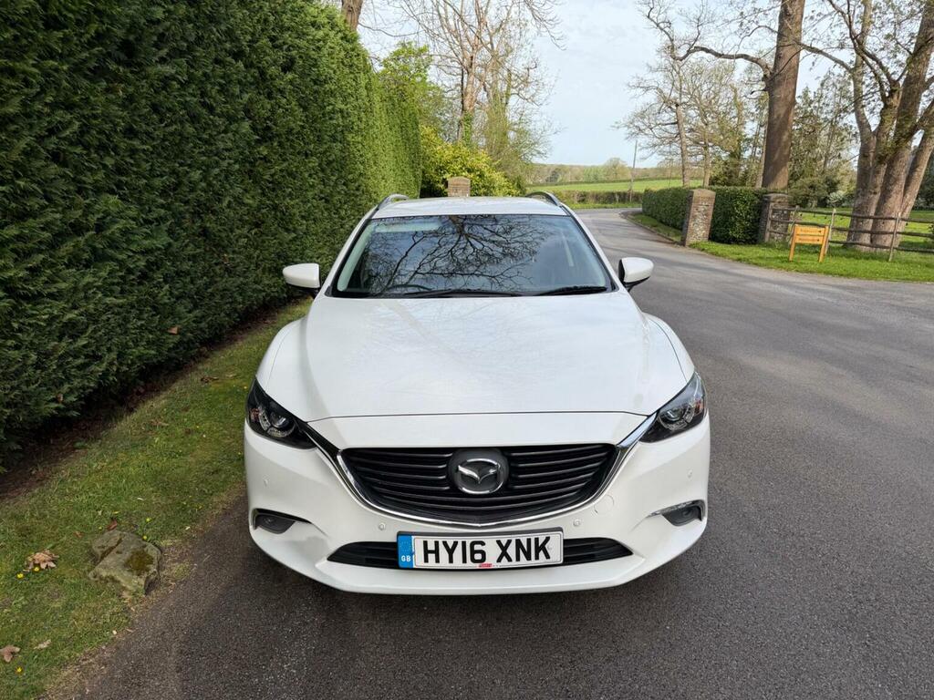 Mazda 6 Estate 2.0 Skyactiv-g Sport Nav Tourer Euro 6 Ss HY16XNK White #4