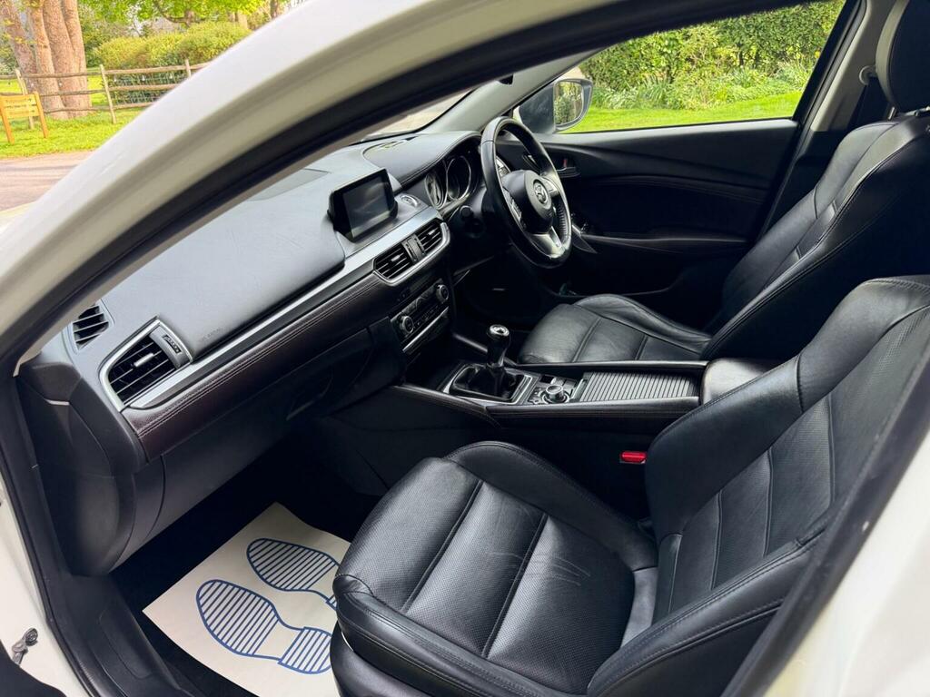 Mazda 6 Estate 2.0 Skyactiv-g Sport Nav Tourer Euro 6 Ss HY16XNK White #3