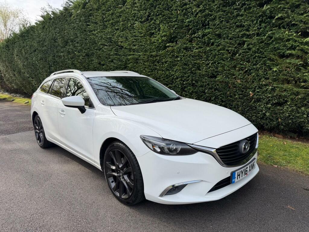 Mazda 6 Estate 2.0 Skyactiv-g Sport Nav Tourer Euro 6 Ss HY16XNK White #5