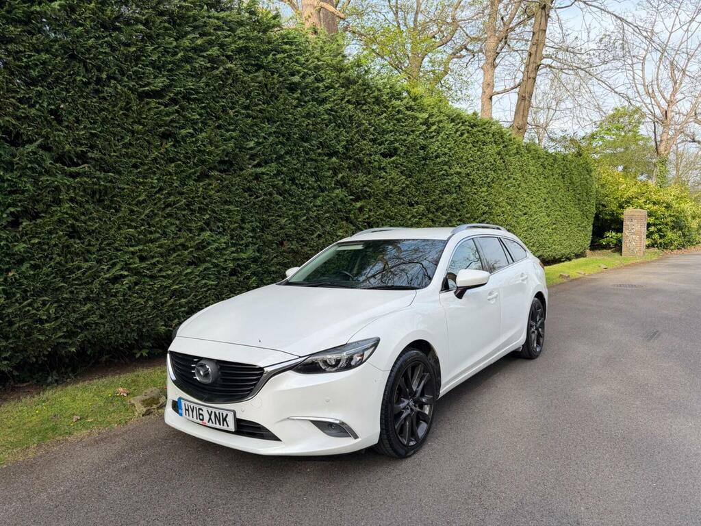 Mazda 6 Estate 2.0 Skyactiv-g Sport Nav Tourer Euro 6 Ss White