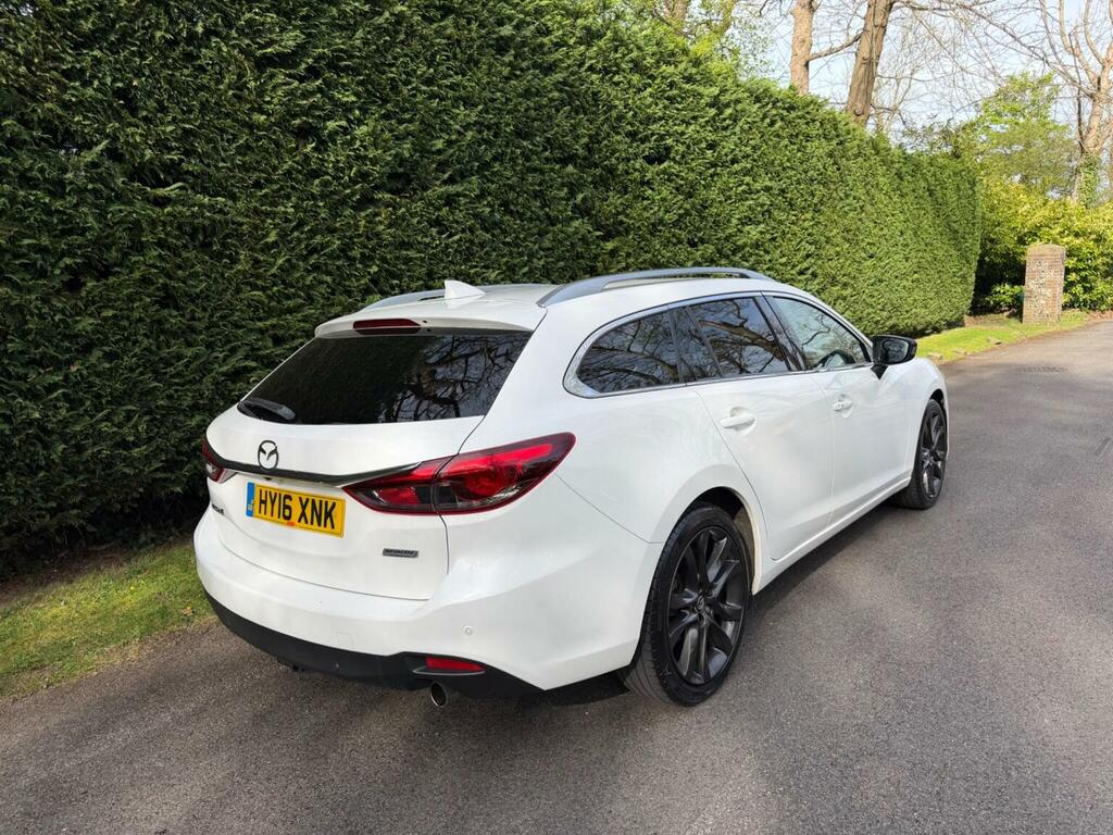 Mazda 6 Estate 2.0 Skyactiv-g Sport Nav Tourer Euro 6 Ss HY16XNK White #6