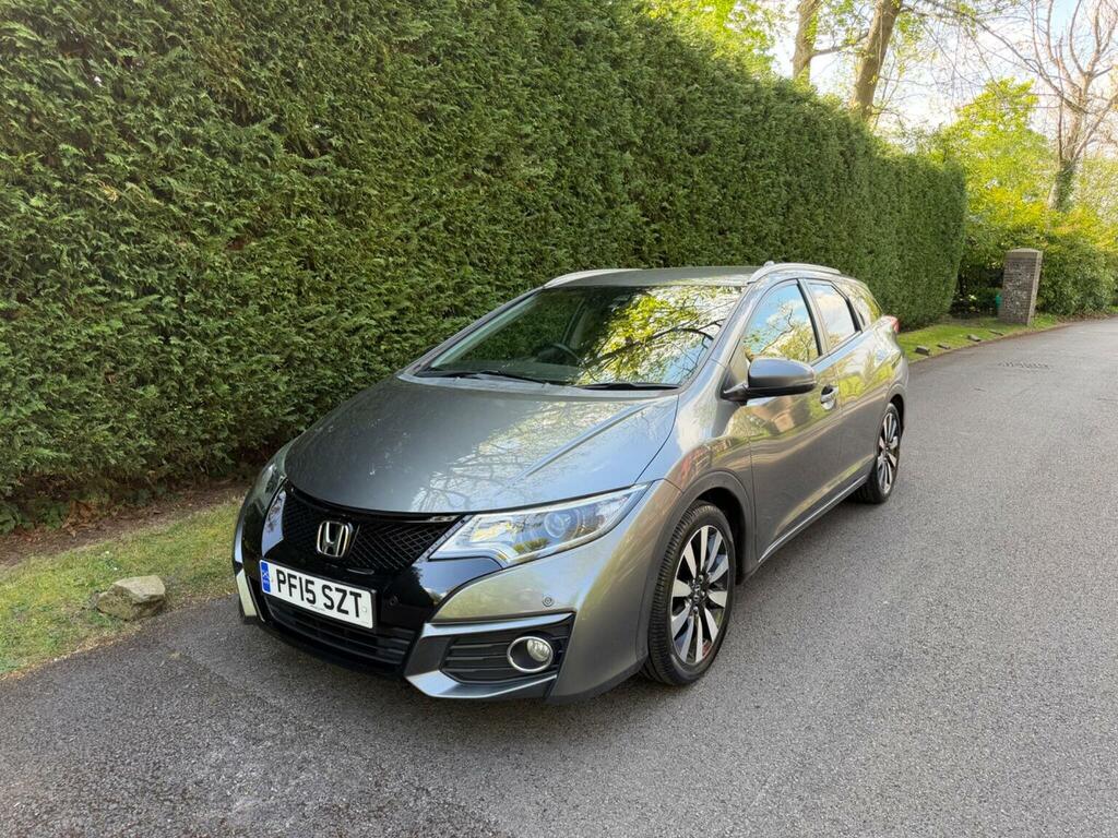 Honda Civic Estate 1.8 I-vtec Sr Tourer Euro 6 Ss 2015 PF15SZT Grey