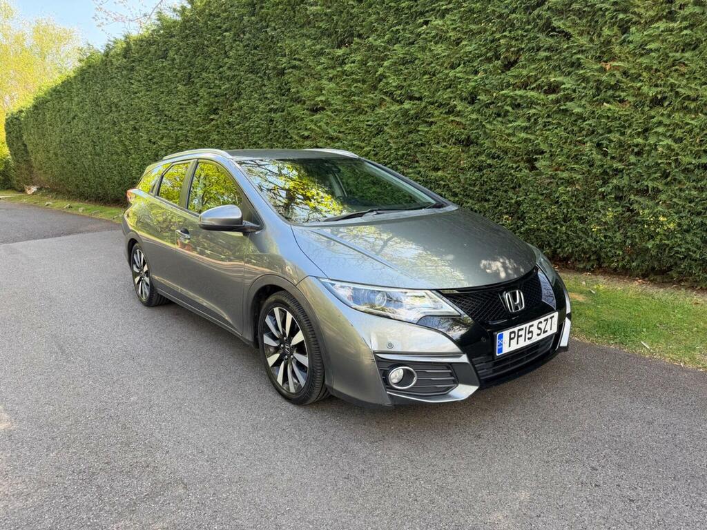 Honda Civic Estate 1.8 I-vtec Sr Tourer Euro 6 Ss 2015 PF15SZT Grey #5