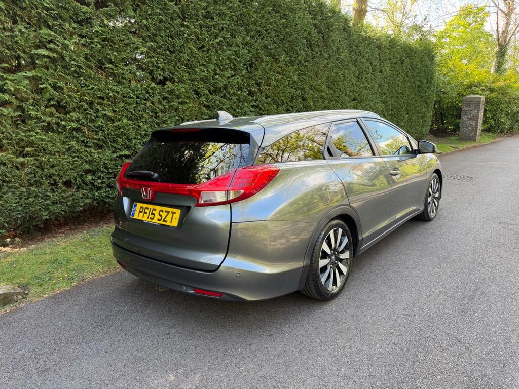 Honda Civic Estate 1.8 I-vtec Sr Tourer Euro 6 Ss 2015 PF15SZT Grey #6