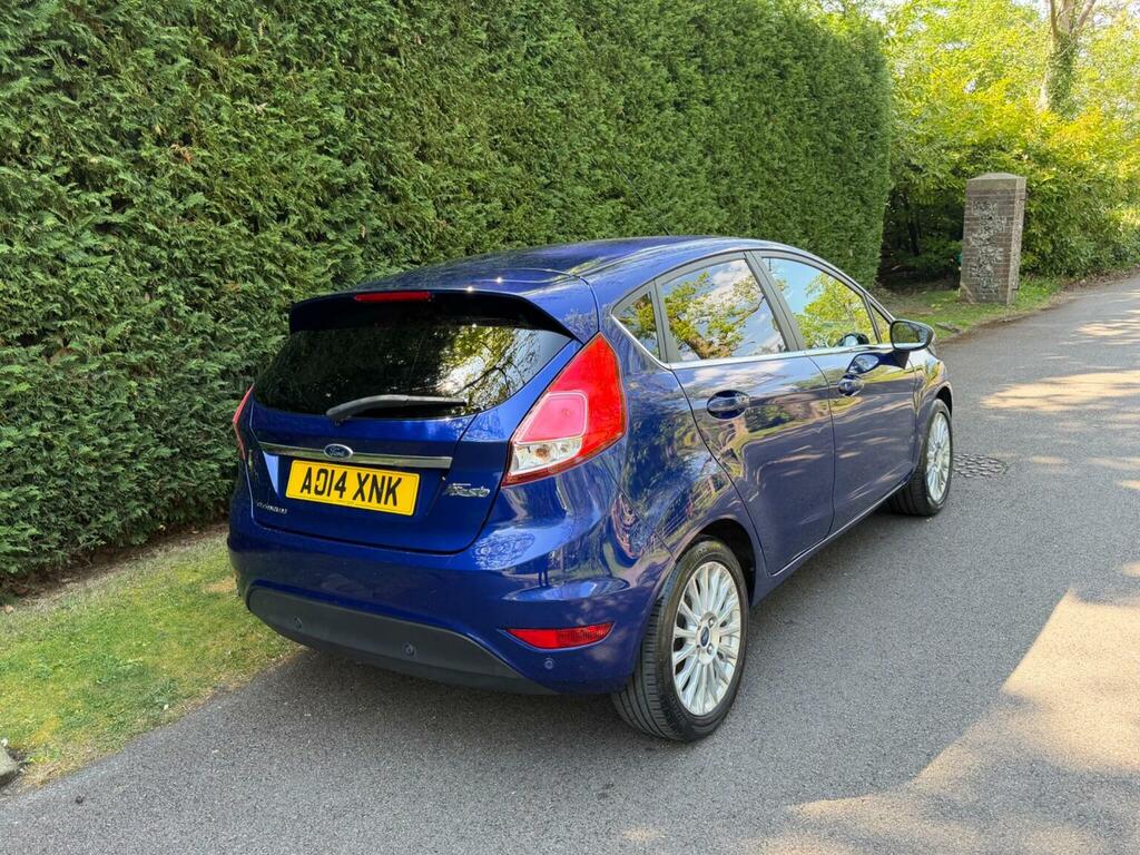 Ford Fiesta Hatchback 1.6 Titanium Powershift Euro 5 2014 AO14XNK Blue #4