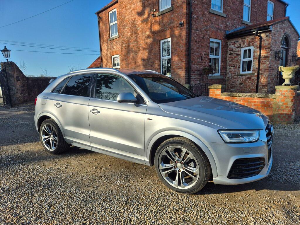 Audi Q3 2.0 Tdi S Line Plus S Tronic Quattro Euro 6 Ss SV66VKF Silver #2