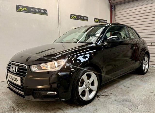 Audi A1 2015 1.6 Tdi Sport Hatchback Eur AD15CXH Black #3