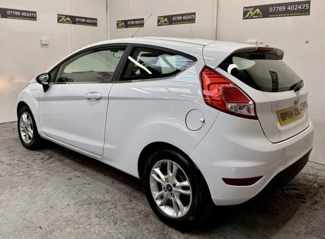 Ford Fiesta 2015 1.25 Zetec Hatchback Euro 5 BP64ZBL White #3