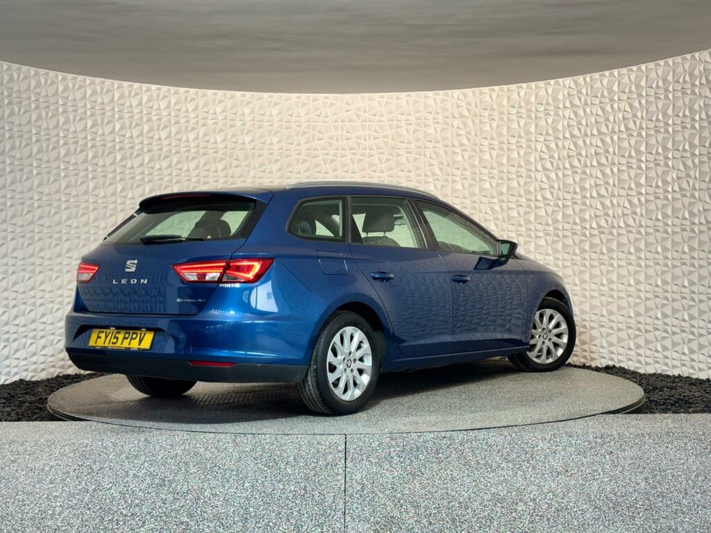 Seat Leon 1.6 Tdi Ecomotive Cr Se Sport Tourer Euro 5 Ss Blue #2