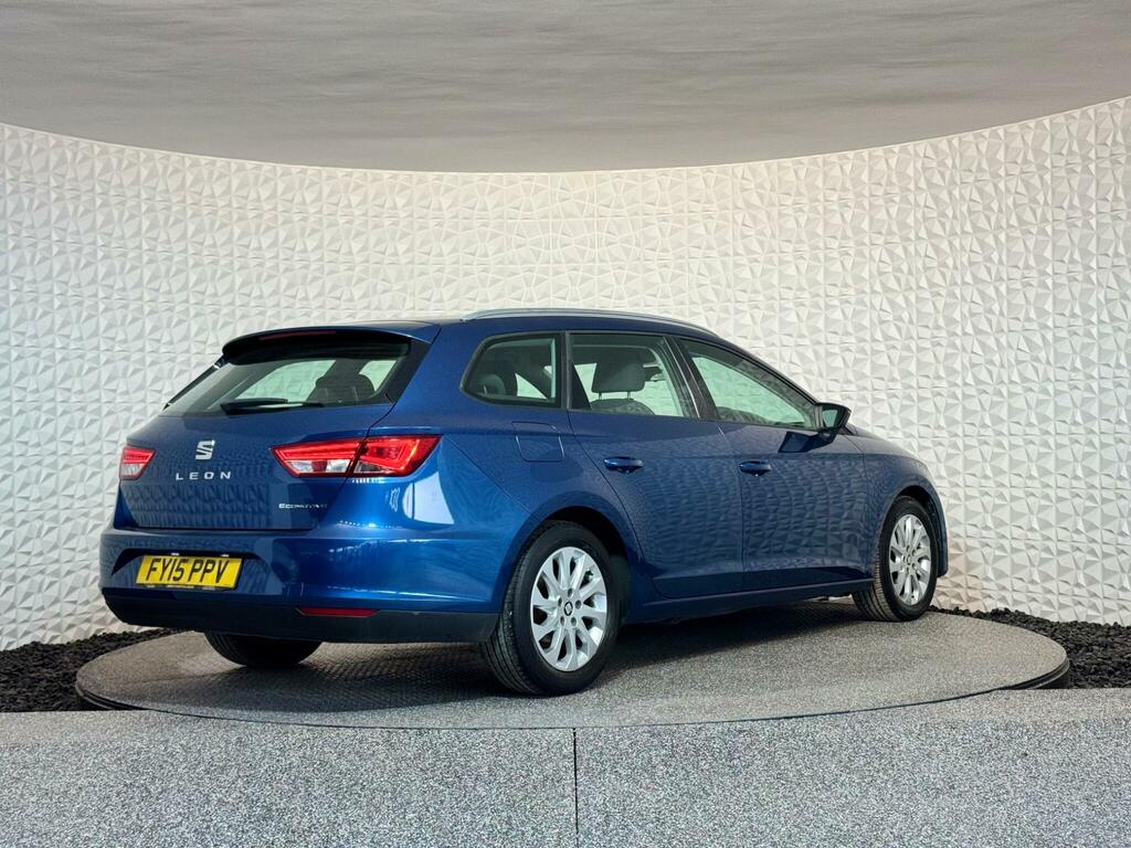 Seat Leon 1.6 Tdi Ecomotive Cr Se Sport Tourer Euro 5 Ss Blue #6