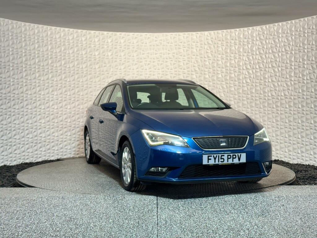 Seat Leon 1.6 Tdi Ecomotive Cr Se Sport Tourer Euro 5 Ss Blue #4