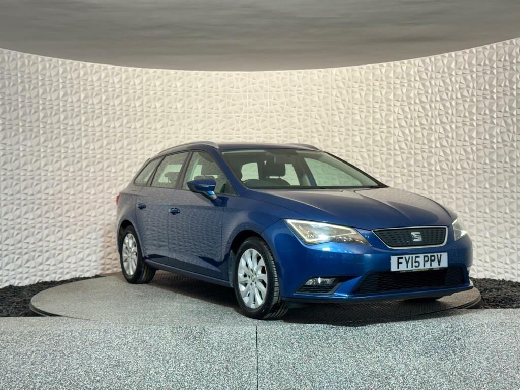 Seat Leon 1.6 Tdi Ecomotive Cr Se Sport Tourer Euro 5 Ss Blue #3