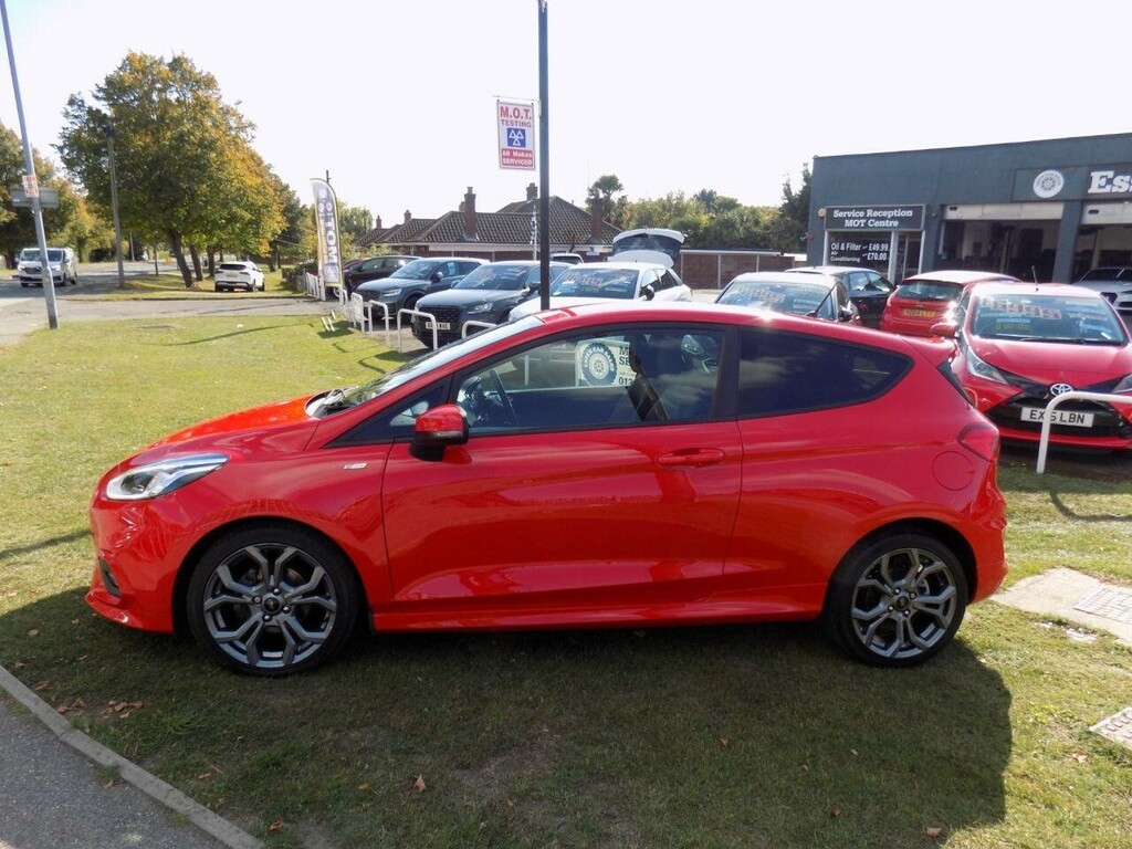 Ford Fiesta 1.0T Ecoboost St-line X Hatchback Manua LT18GZC Red #6