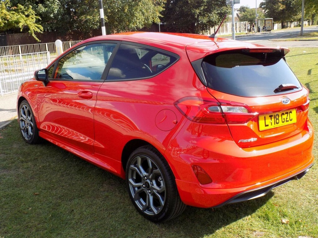 Ford Fiesta 1.0T Ecoboost St-line X Hatchback Manua LT18GZC Red #5