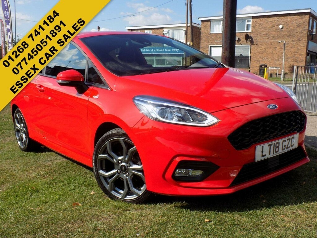 Ford Fiesta 1.0T Ecoboost St-line X Hatchback Manua Red