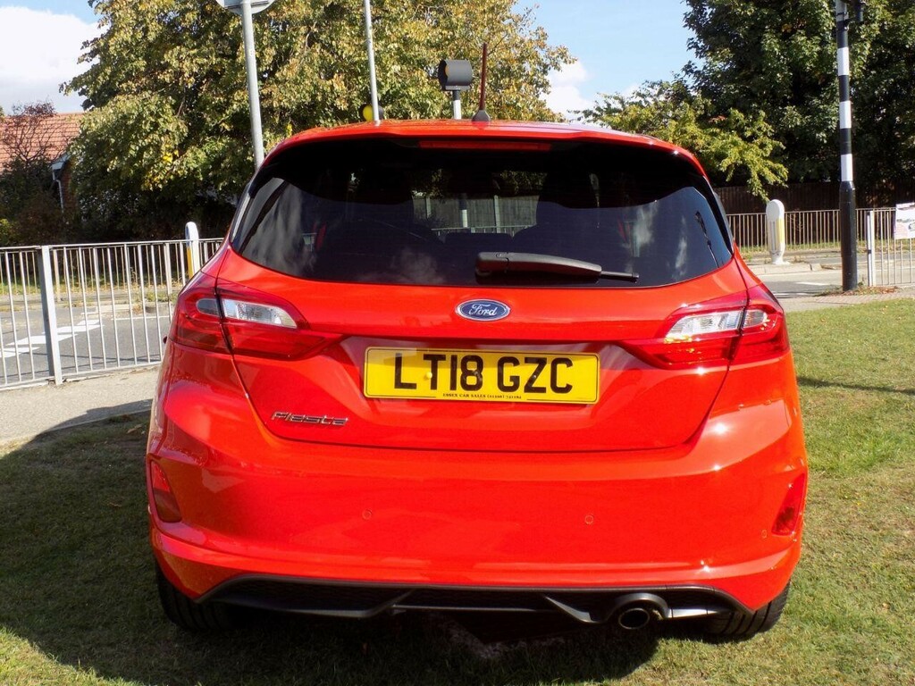 Ford Fiesta 1.0T Ecoboost St-line X Hatchback Manua LT18GZC Red #4