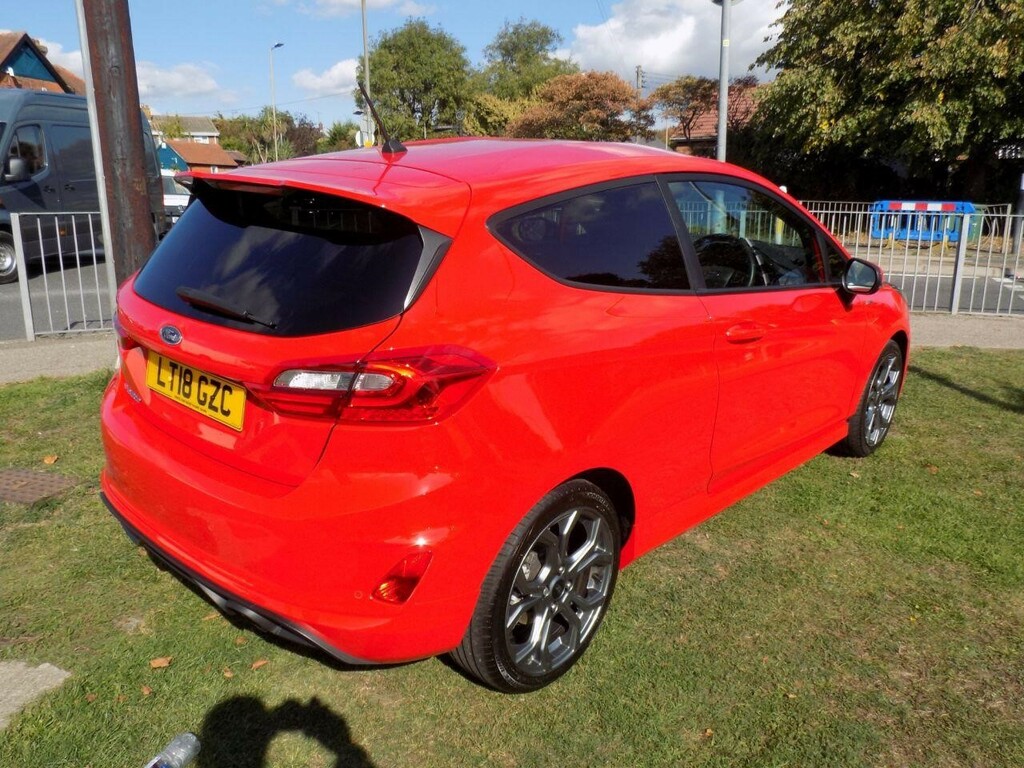 Ford Fiesta 1.0T Ecoboost St-line X Hatchback Manua LT18GZC Red #3