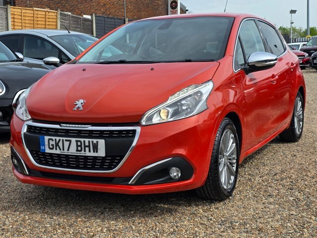 Peugeot 208 Puretech Allure Hatchback GK17BHW Orange #3