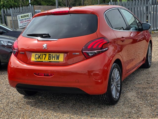 Peugeot 208 Puretech Allure Hatchback GK17BHW Orange #2