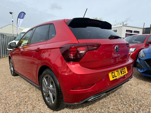 Volkswagen Polo Tsi R-line Hatchback GL71WSO Red #4