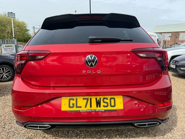 Volkswagen Polo Tsi R-line Hatchback GL71WSO Red #5