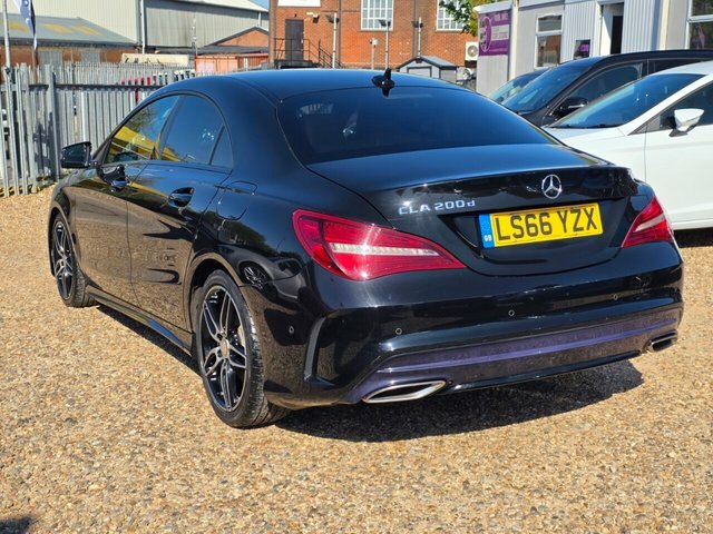 Mercedes-Benz CLA Class Cla200d Amg Line Coupe LS66YZX Black #6