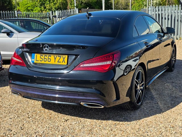 Mercedes-Benz CLA Class Cla200d Amg Line Coupe LS66YZX Black #5