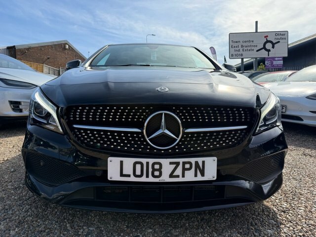 Mercedes-Benz CLA Class Cla200d Amg Line Coupe LO18ZPN Black #2