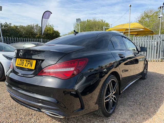 Mercedes-Benz CLA Class Cla200d Amg Line Coupe LO18ZPN Black #5