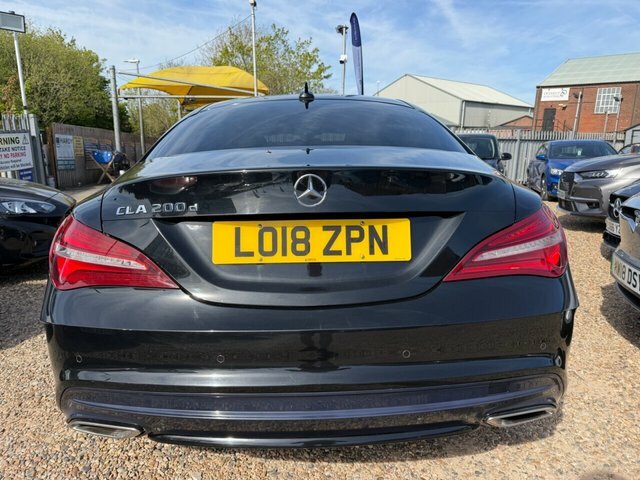 Mercedes-Benz CLA Class Cla200d Amg Line Coupe LO18ZPN Black #6