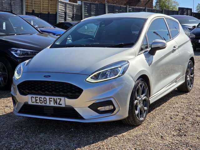 Ford Fiesta Ecoboost Gpf St-line Hatchback CE68FNZ Silver #3