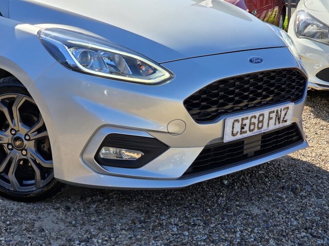 Ford Fiesta Ecoboost Gpf St-line Hatchback CE68FNZ Silver #2