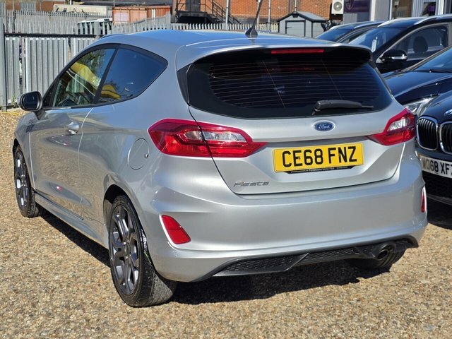 Ford Fiesta Ecoboost Gpf St-line Hatchback CE68FNZ Silver #5