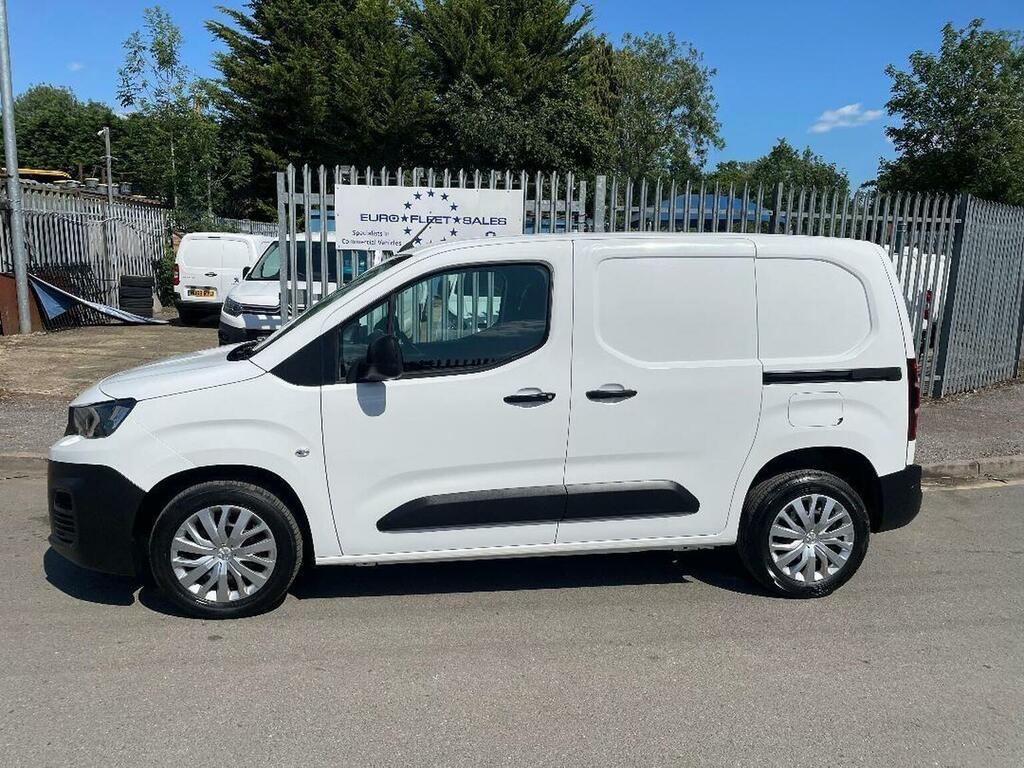 Peugeot Partner 1.6 Bluehdi 1000 Professional Standard Panel Van S NX19ZFL White #3
