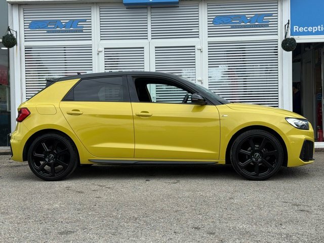 Audi A1 2021 1.0 Tfsi 25 Black Edition Sportback Petro YY21ZTO Yellow #2