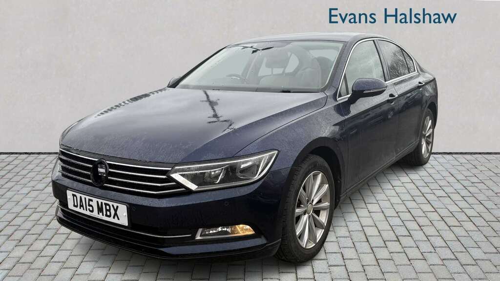 Volkswagen Passat 2.0 Tdi Se Business Dsg 2015 DA15MBX Blue #3